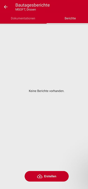Reiter Berichte in der App