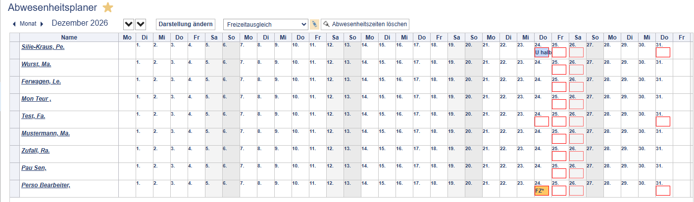 Halber Tag Urlaub oder Freizeitausgleich