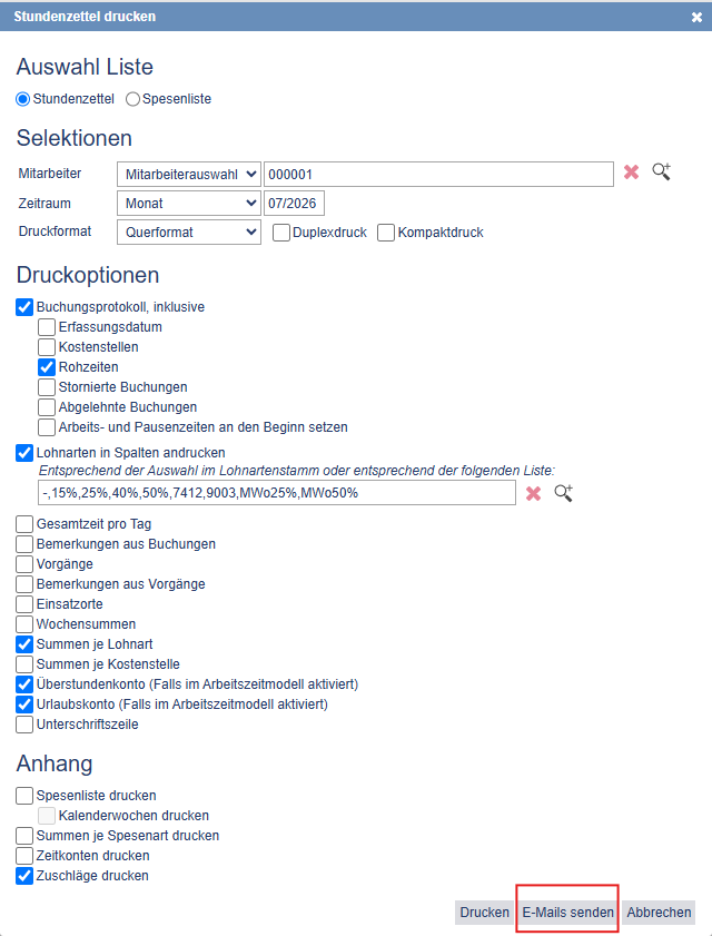 Firmennummer in der App-Konfiguration eintragen