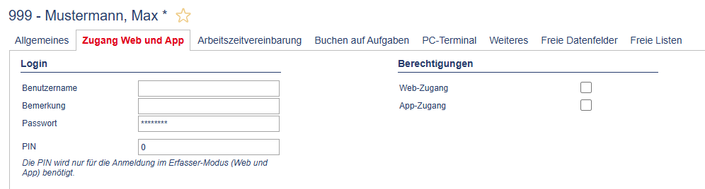 Reiter Zugang Web und App