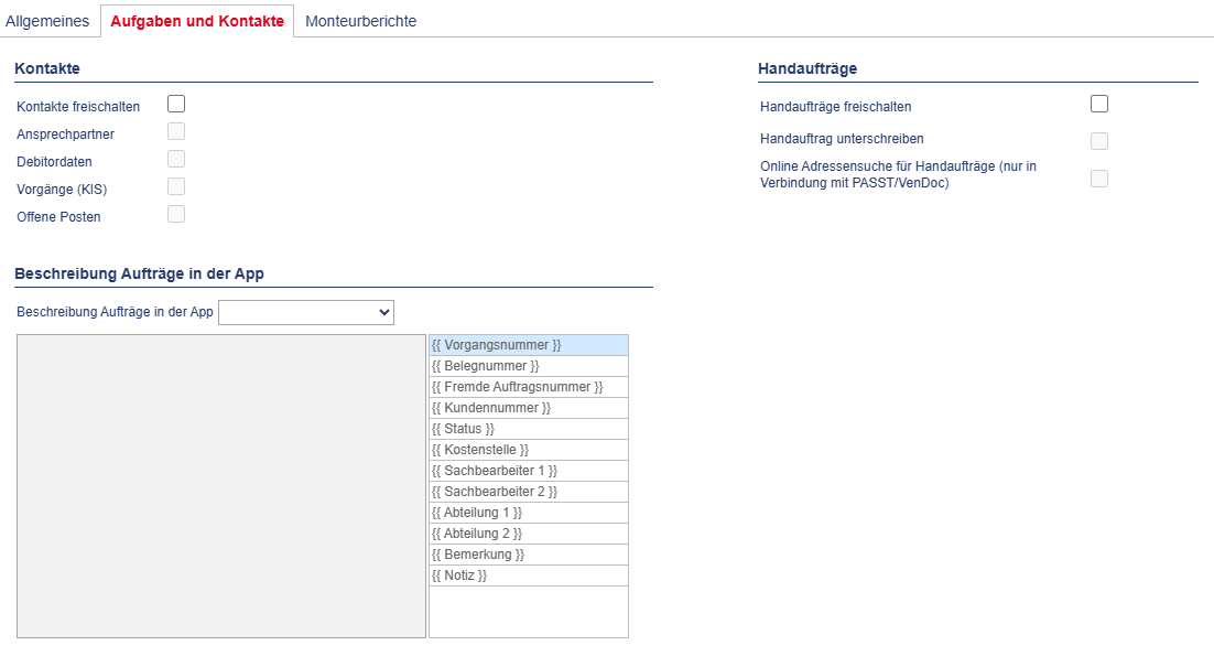 Reiter Aufgaben und Kontakte