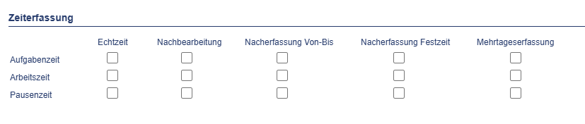 Zeiterfassung