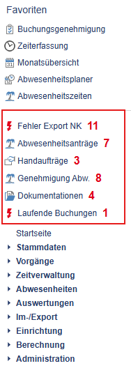 Hinweiszahlen Startseite