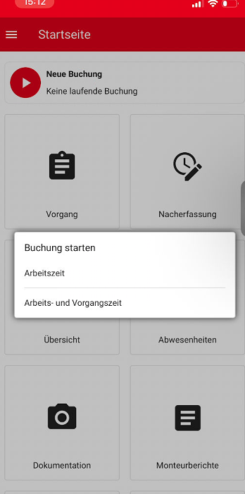 Mit Play-Button Echtzeit starten