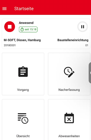 Nacherfassung hinzufügen